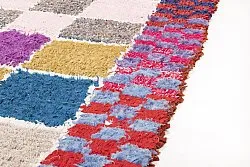Marokkaanse Berber tapijt Boucherouite 280 x 115 cm