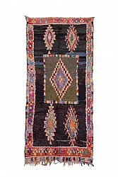 Marokkaanse Berber tapijt Boucherouite 280 x 130 cm