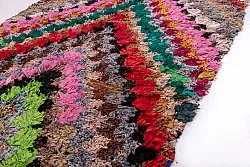 Marokkaanse Berber tapijt Boucherouite 250 x 110 cm