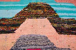 Marokkaanse Berber tapijt Boucherouite 145 x 235 cm