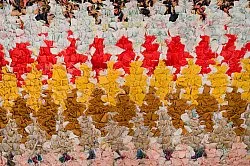 Marokkaanse Berber tapijt Boucherouite 250 x 160 cm