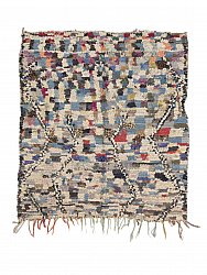 Marokkaanse Berber tapijt Boucherouite 190 x 170 cm