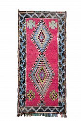 Marokkaanse Berber tapijt Boucherouite 275 x 130 cm