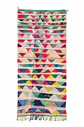 Marokkaanse Berber tapijt Boucherouite 145 x 330 cm