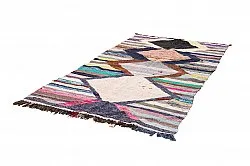 Marokkaanse Berber tapijt Boucherouite 130 x 250 cm