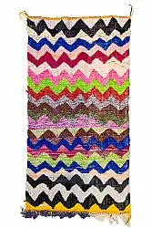 Marokkaanse Berber tapijt Boucherouite 125 x 245 cm