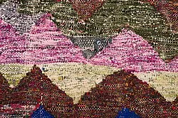 Marokkaanse Berber tapijt Boucherouite 125 x 245 cm