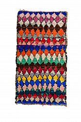 Marokkaanse Berber tapijt Boucherouite 215 x 115 cm