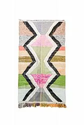 Marokkaanse Berber tapijt Boucherouite 145 x 255 cm