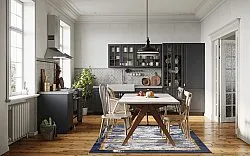 Wilton - Peri (blauw/multi)