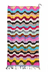 Marokkaanse Berber tapijt Boucherouite 140 x 265 cm