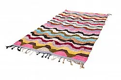 Marokkaanse Berber tapijt Boucherouite 140 x 265 cm