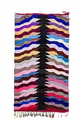 Marokkaanse Berber tapijt Boucherouite 145 x 275 cm