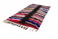 Marokkaanse Berber tapijt Boucherouite 145 x 275 cm