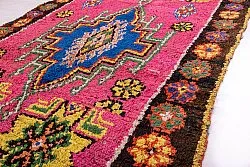 Marokkaanse Berber tapijt Boucherouite 270 x 140 cm