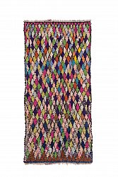 Marokkaanse Berber tapijt Boucherouite 245 x 115 cm