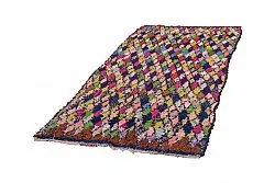Marokkaanse Berber tapijt Boucherouite 245 x 115 cm