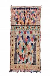 Marokkaanse Berber tapijt Boucherouite 255 x 115 cm