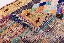 Marokkaanse Berber tapijt Boucherouite 255 x 115 cm
