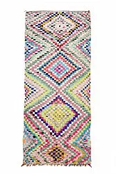 Marokkaanse Berber tapijt Boucherouite 145 x 365 cm