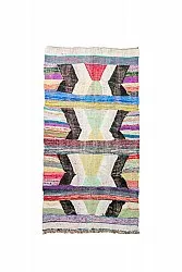 Marokkaanse Berber tapijt Boucherouite 130 x 245 cm