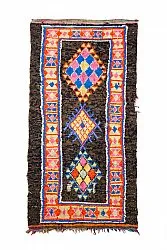 Marokkaanse Berber tapijt Boucherouite 160 x 310 cm