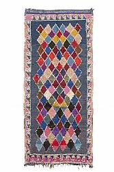 Marokkaanse Berber tapijt Boucherouite 245 x 110 cm