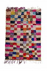 Marokkaanse Berber tapijt Boucherouite 220 x 150 cm