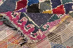 Marokkaanse Berber tapijt Boucherouite 245 x 110 cm