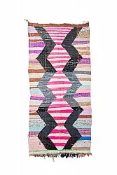 Marokkaanse Berber tapijt Boucherouite 130 x 265 cm