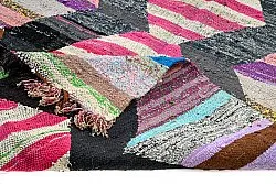 Marokkaanse Berber tapijt Boucherouite 130 x 265 cm