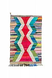 Marokkaanse Berber tapijt Boucherouite 130 x 205 cm