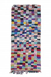 Marokkaanse Berber tapijt Boucherouite 265 x 115 cm