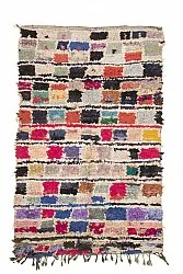 Marokkaanse Berber tapijt Boucherouite 230 x 135 cm
