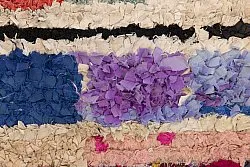 Marokkaanse Berber tapijt Boucherouite 230 x 135 cm