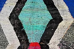 Marokkaanse Berber tapijt Boucherouite 140 x 290 cm