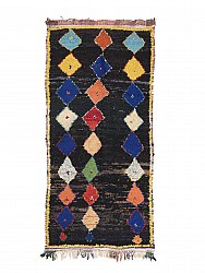 Marokkaanse Berber tapijt Boucherouite 260 x 120 cm