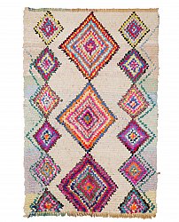 Marokkaanse Berber tapijt Boucherouite 235 x 155 cm