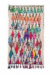 Marokkaanse Berber tapijt Boucherouite 240 x 145 cm
