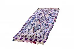 Marokkaanse Berber tapijt Boucherouite 250 x 90 cm