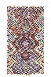 Marokkaanse Berber tapijt Boucherouite 275 x 150 cm