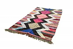 Marokkaanse Berber tapijt Boucherouite 140 x 245 cm