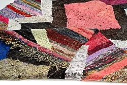 Marokkaanse Berber tapijt Boucherouite 140 x 245 cm