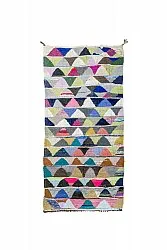 Marokkaanse Berber tapijt Boucherouite 145 x 305 cm