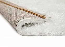 Hoogpolig vloerkleed - Saffier (wit)