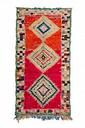 Marokkaanse Berber tapijt Boucherouite 245 x 125 cm