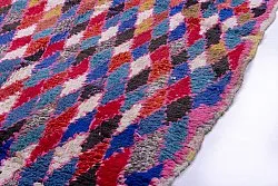 Marokkaanse Berber tapijt Boucherouite 220 x 110 cm