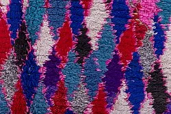 Marokkaanse Berber tapijt Boucherouite 220 x 110 cm