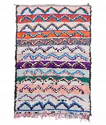 Marokkaanse Berber tapijt Boucherouite 205 x 140 cm
