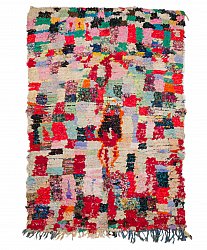 Marokkaanse Berber tapijt Boucherouite 215 x 150 cm